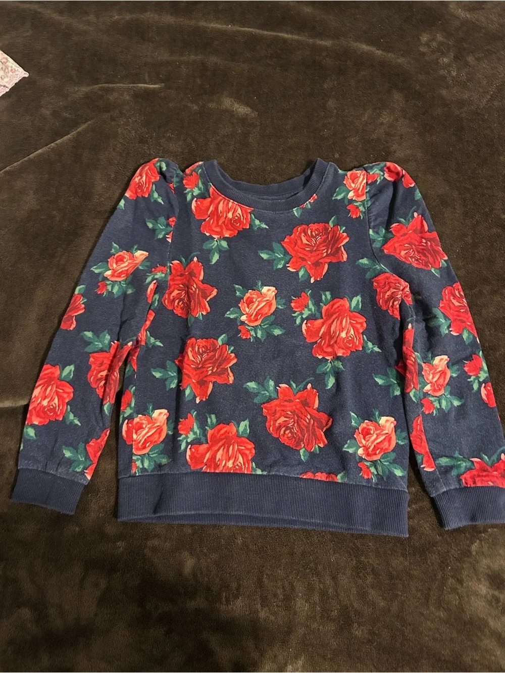 American Girl - LoveShackFancy Floral Dress, Janie&Jack Red Rose Top, BittyBaby